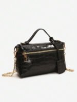 ⁦حقيبة كتف نسائية جلد اصطناعي سعة كبيرة⁩ - الصورة ⁦50⁩