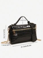 ⁦حقيبة كتف نسائية جلد اصطناعي سعة كبيرة⁩ - الصورة ⁦56⁩