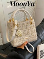 ⁦حقيبة يد سعة كبيرة ذات تفاصيل رقيقة⁩ - الصورة ⁦16⁩