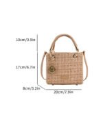 ⁦حقيبة يد سعة كبيرة ذات تفاصيل رقيقة⁩ - الصورة ⁦30⁩