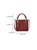 ⁦حقيبة يد سعة كبيرة ذات تفاصيل رقيقة⁩ - الصورة ⁦51⁩