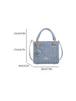 ⁦حقيبة يد سعة كبيرة ذات تفاصيل رقيقة⁩ - الصورة ⁦61⁩