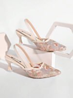 ⁦صنادل نسائية مزينة بالتطريز والدانتيل⁩ - الصورة ⁦36⁩