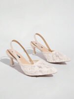 ⁦صنادل نسائية مزينة بالتطريز والدانتيل⁩ - الصورة ⁦39⁩