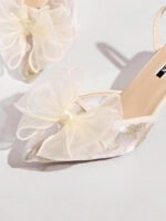 ⁦صنادل نسائية مزينة بالتطريز والدانتيل⁩ - الصورة ⁦70⁩