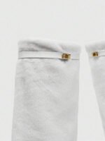 ⁦بوت طويلة بكعب سميك من الجلد المدبوغ⁩ - الصورة ⁦48⁩