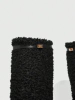 ⁦بوت طويلة بكعب سميك من الجلد المدبوغ⁩ - الصورة ⁦117⁩