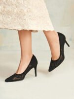 ⁦أحذية كعب عالي نصف حرشفي⁩ - الصورة ⁦11⁩