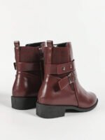 ⁦بوت قصيرة مزودة بكعب سميك⁩ - الصورة ⁦24⁩