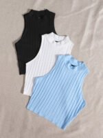 ⁦مجموعة بيزك توب تريكو مضلع⁩ - الصورة ⁦12⁩