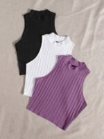 ⁦مجموعة بيزك توب تريكو مضلع⁩ - الصورة ⁦29⁩