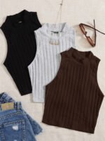 ⁦مجموعة بيزك توب تريكو مضلع⁩ - الصورة ⁦31⁩