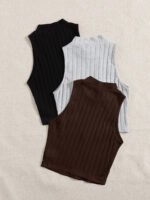 ⁦مجموعة بيزك توب تريكو مضلع⁩ - الصورة ⁦32⁩