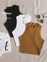 ⁦مجموعة بيزك توب تريكو مضلع⁩ - الصورة ⁦41⁩