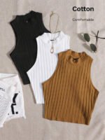 ⁦مجموعة بيزك توب تريكو مضلع⁩ - الصورة ⁦42⁩