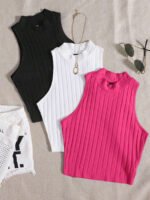 ⁦مجموعة بيزك توب تريكو مضلع⁩ - الصورة ⁦79⁩