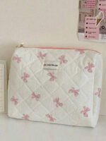 ⁦مجموعة حقائب تخزين مبطنة بتصميم الوردة⁩ - الصورة ⁦15⁩