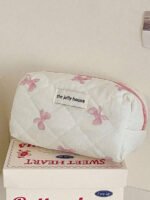 ⁦مجموعة حقائب تخزين مبطنة بتصميم الوردة⁩ - الصورة ⁦16⁩