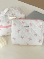 ⁦مجموعة حقائب تخزين مبطنة بتصميم الوردة⁩ - الصورة ⁦20⁩