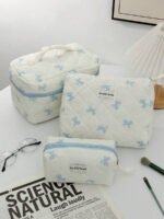 ⁦مجموعة حقائب تخزين مبطنة بتصميم الوردة⁩ - الصورة ⁦33⁩