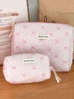 ⁦مجموعة حقائب تخزين مبطنة بتصميم الوردة⁩ - الصورة ⁦47⁩