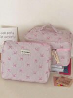 ⁦مجموعة حقائب تخزين مبطنة بتصميم الوردة⁩ - الصورة ⁦49⁩