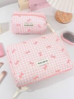 ⁦مجموعة حقائب تخزين مبطنة بتصميم الوردة⁩ - الصورة ⁦68⁩