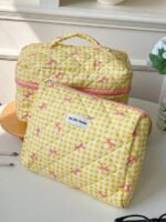 ⁦مجموعة حقائب تخزين مبطنة بتصميم الوردة⁩ - الصورة ⁦78⁩