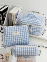 ⁦مجموعة حقائب تخزين مبطنة بتصميم الوردة⁩ - الصورة ⁦92⁩