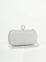 ⁦حقيبة سهرة نسائية أنيقة مزينة بالكريستال⁩ - الصورة ⁦15⁩