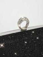 ⁦حقيبة سهرة نسائية أنيقة مزينة بالكريستال⁩ - الصورة ⁦24⁩