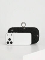 ⁦حقيبة سهرة نسائية أنيقة مزينة بالكريستال⁩ - الصورة ⁦26⁩