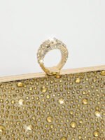 ⁦حقيبة سهرة نسائية أنيقة مزينة بالكريستال⁩ - الصورة ⁦29⁩